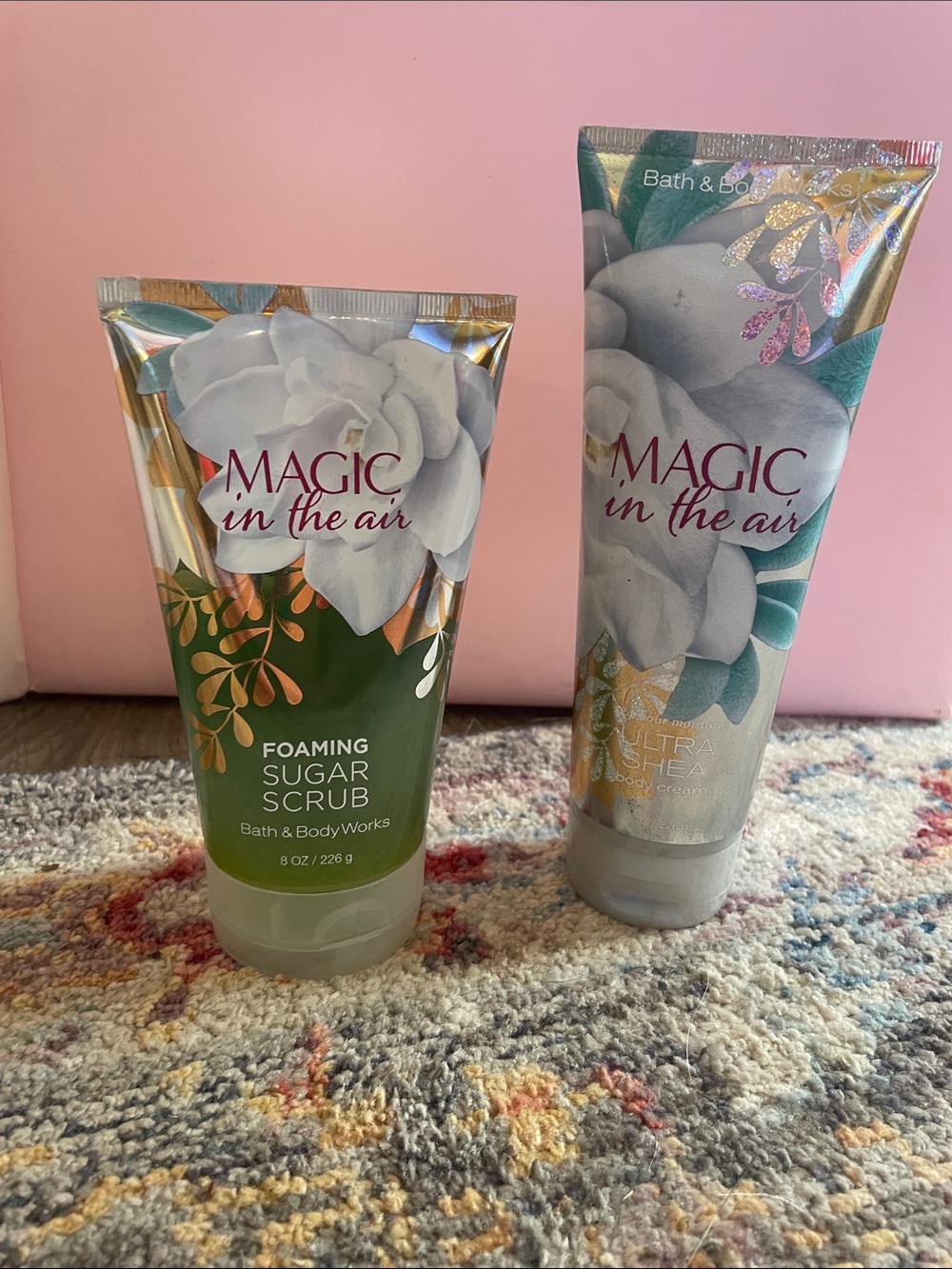 Bath & Body Works Magic in the Air Foaming Sugar Scrub and Body Cream